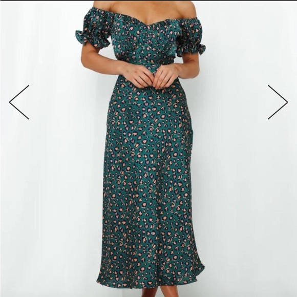 Hello Molly off shoulder leopard dress - Picture 2 of 6